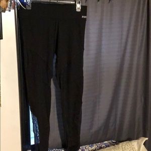 VS PINK leggings with mesh